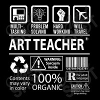 Art Teacher T Shirt - Multitasking Certified Job Gift Item Tee Adjustable Cap | Artistshot