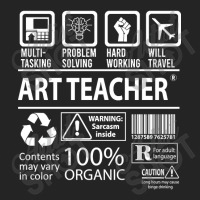 Art Teacher T Shirt - Multitasking Certified Job Gift Item Tee 3/4 Sleeve Shirt | Artistshot