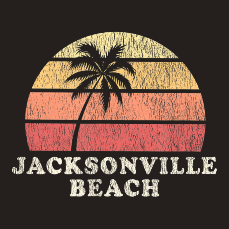 Jacksonville Beach Fl Vintage 70s Retro Throwback Tank Top by michaelyounger19 | Artistshot