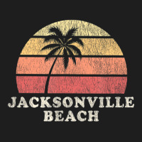 Jacksonville Beach Fl Vintage 70s Retro Throwback Classic T-shirt | Artistshot