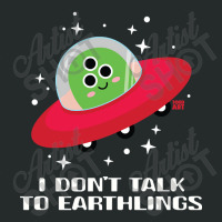 Dont Talk To Earthlings Women's Triblend Scoop T-shirt | Artistshot