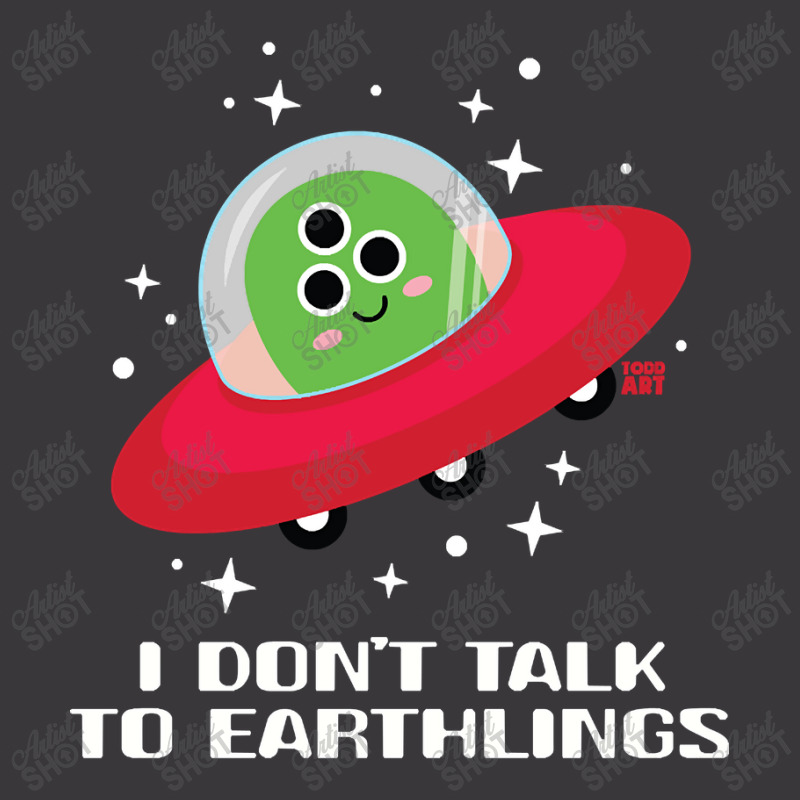 Dont Talk To Earthlings Ladies Curvy T-Shirt by Rios Arevalo | Artistshot