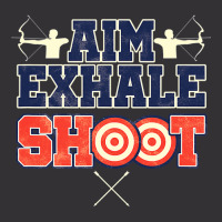 Archer Aim Exhale Shoot Bow And Arrow Archery Vintage Hoodie | Artistshot