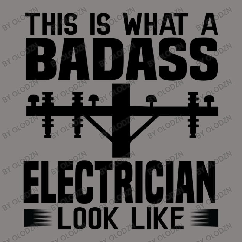 Funny Electrician This Is What Badass Electrician Look Like Adjustable Cap by Olodzn | Artistshot