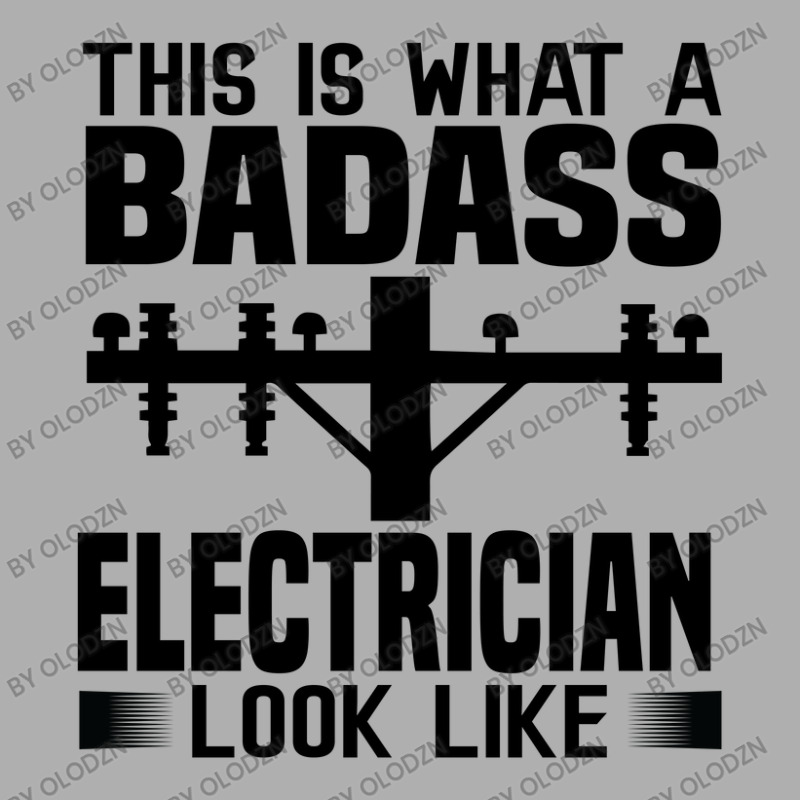 Funny Electrician This Is What Badass Electrician Look Like Ladies Fitted T-Shirt by Olodzn | Artistshot