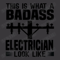 Funny Electrician This Is What Badass Electrician Look Like Ladies Curvy T-shirt | Artistshot