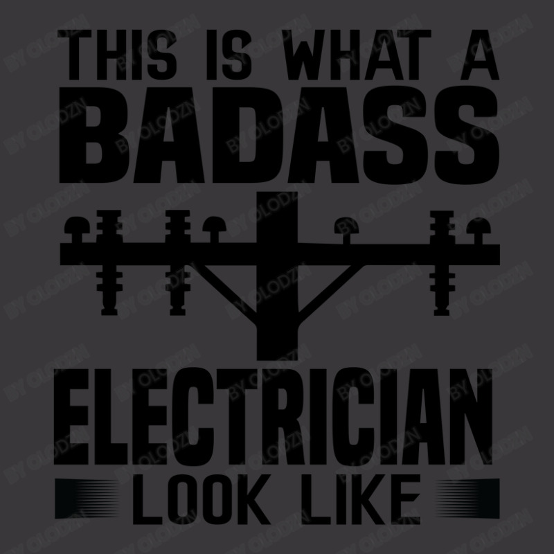 Funny Electrician This Is What Badass Electrician Look Like Ladies Curvy T-Shirt by Olodzn | Artistshot