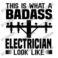 Funny Electrician This Is What Badass Electrician Look Like Crop Top | Artistshot