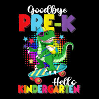 Dinosaur Goodbye Preschool Graduation Hello Kindergarten V-neck Tee | Artistshot