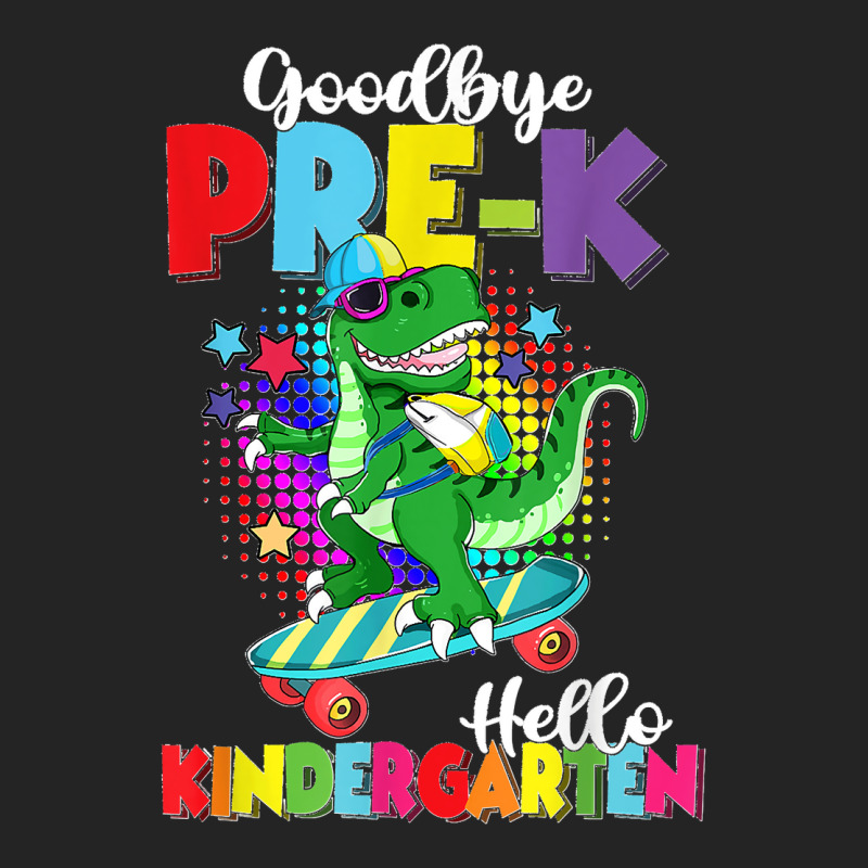 Dinosaur Goodbye Preschool Graduation Hello Kindergarten 3/4 Sleeve Shirt | Artistshot