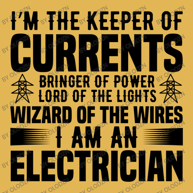 Funny Electrician I'm The Keeper Of Currents Bringer Of Powers Vintage Hoodie And Short Set by Olodzn | Artistshot