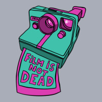 Film Is Not Dead - Instant Camera - Teal & Pink Tank Dress | Artistshot