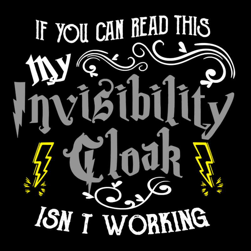 If You Can Read This My Invisibility Cloak Isn't Working Fun Pullover Men's Long Sleeve Pajama Set by carlianagorley | Artistshot