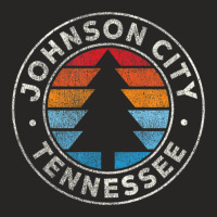 Johnson City Tennessee Tn Vintage Retro 70s Ladies Fitted T-shirt | Artistshot