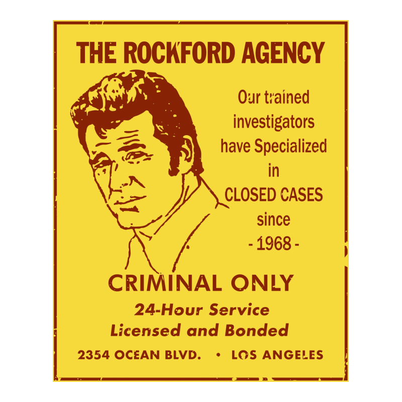 The Rockford Files Yellow Pages Ad Poster Retro Men's T-shirt Pajama Set | Artistshot