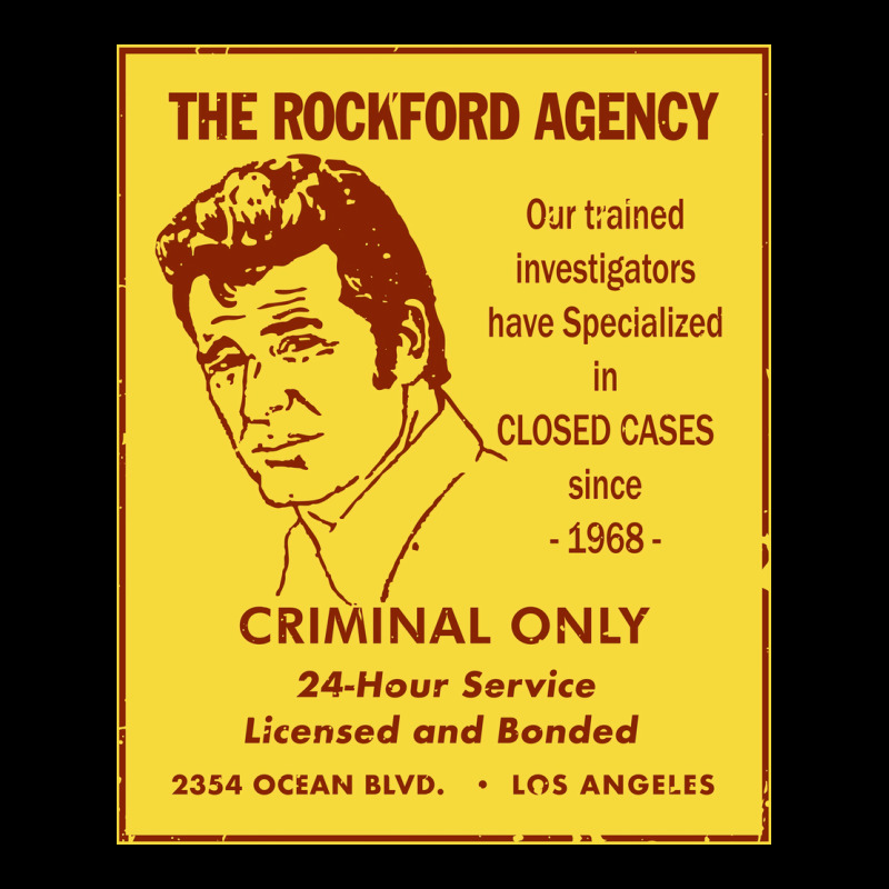 The Rockford Files Yellow Pages Ad Poster Retro Lightweight Hoodie | Artistshot