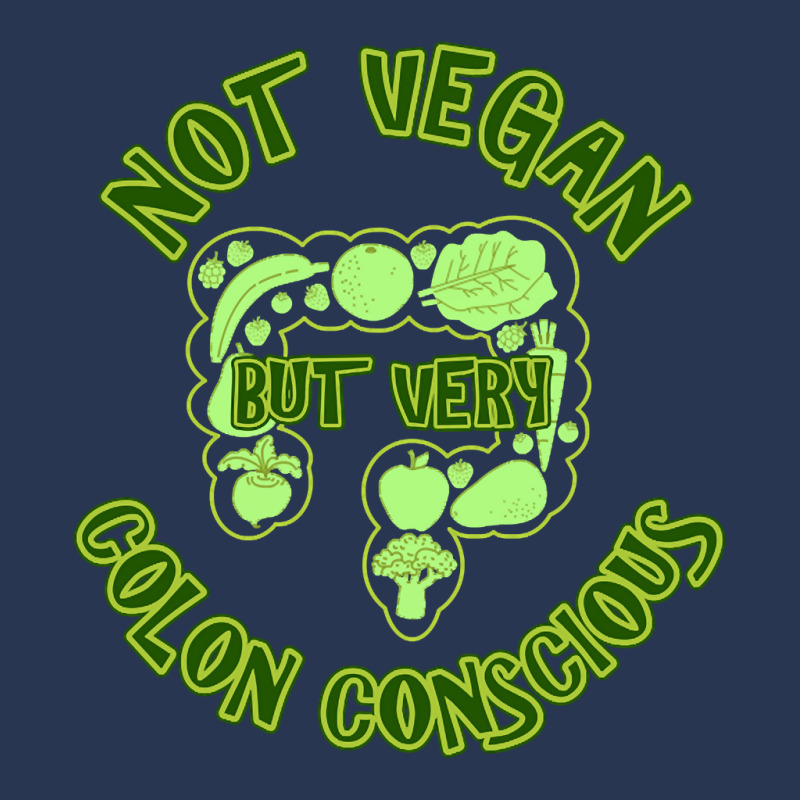 Trending Not Vegan But Very Colon Conscious Men Denim Jacket | Artistshot