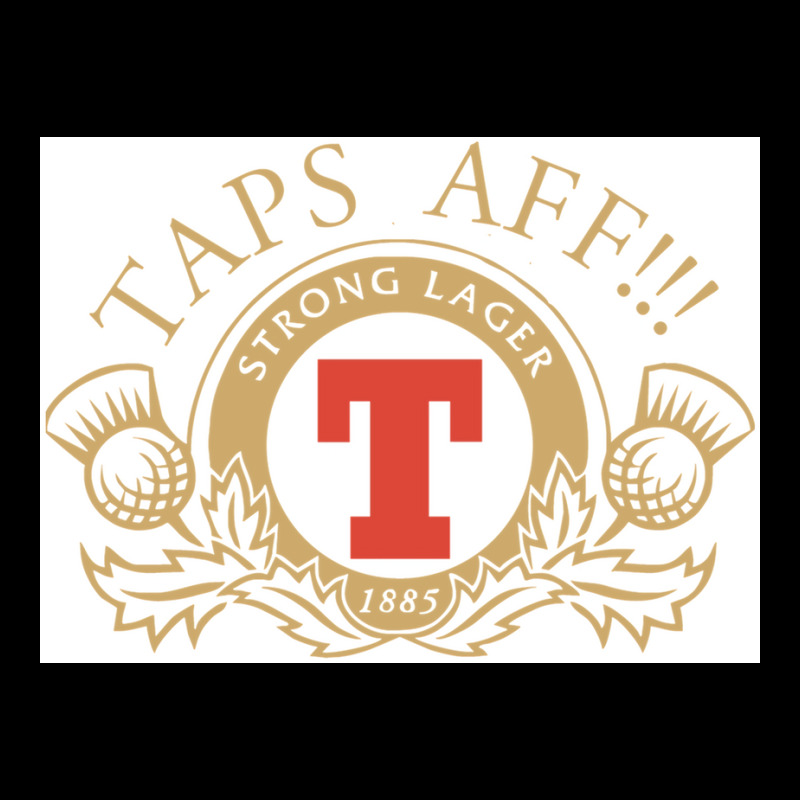 Taps Aff Tops Off Lager Parody Glasgow Poster Nostalgia Pocket T-shirt | Artistshot