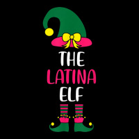 Latina Elf Family Matching Group Christmas Womens Pajama Cropped Hoodie | Artistshot