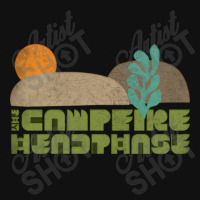 The Campfire Headphase Original Retro Fan Art Design Landscape Canvas Print | Artistshot