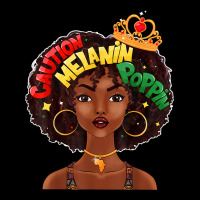 Caution Melanin Poppin Black Girl Magic African American V-neck Tee | Artistshot