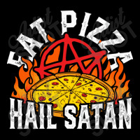 Eat Pizza Hail Satan Adjustable Cap | Artistshot