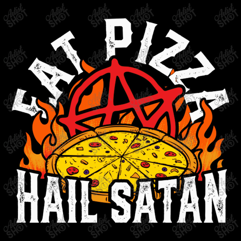 Eat Pizza Hail Satan Adjustable Cap | Artistshot