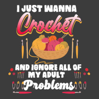 Crochet Hobbyist T  Shirt I Just Wanna Crochet And Ignore All Of My Ad Men's Polo Shirt | Artistshot