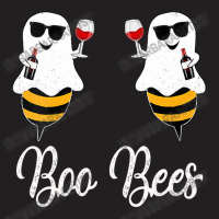 Womens Boo Bees Couples Halloween  Wine Drinking Women Party Vneck T-shirt | Artistshot