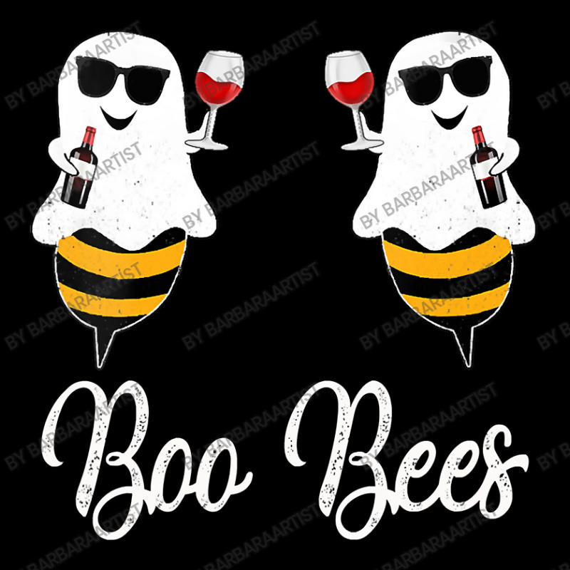 Womens Boo Bees Couples Halloween  Wine Drinking Women Party Vneck Pocket T-shirt | Artistshot