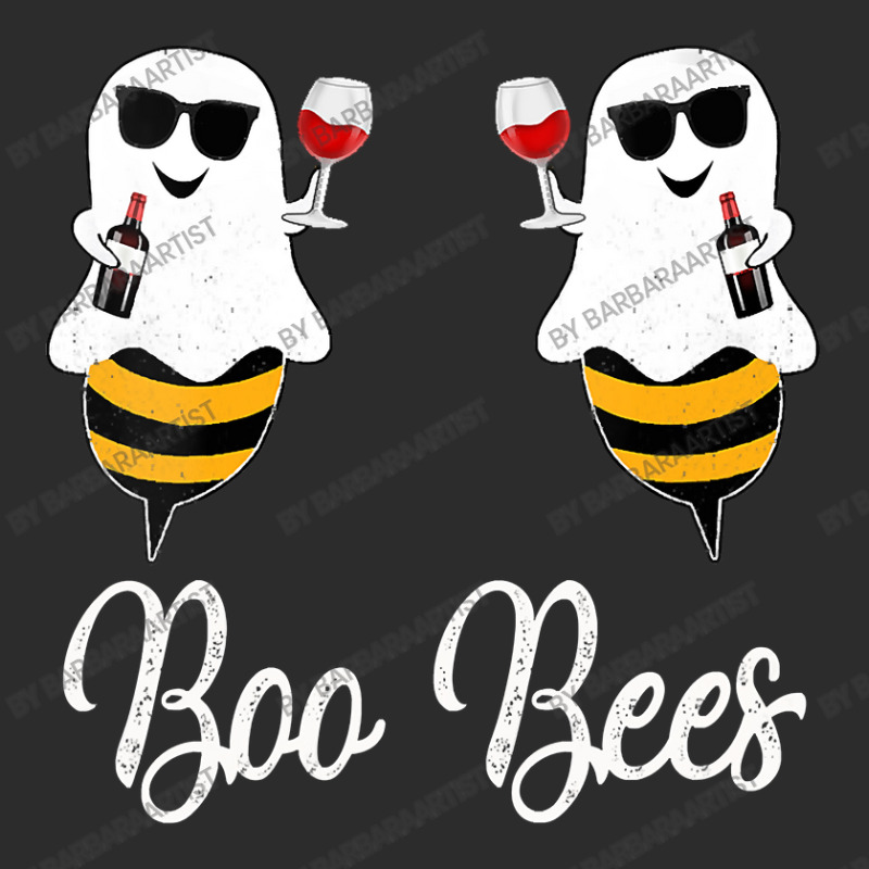 Womens Boo Bees Couples Halloween  Wine Drinking Women Party Vneck Exclusive T-shirt | Artistshot