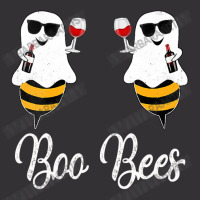 Womens Boo Bees Couples Halloween  Wine Drinking Women Party Vneck Vintage Hoodie | Artistshot