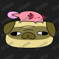 Pug Face And Axolotl Classic T-shirt | Artistshot