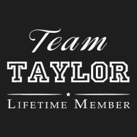 Team Taylor Lifetime Member Personalized Surname T Shirt Classic T-shirt | Artistshot