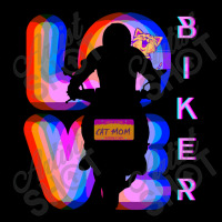 Biker And Best Rainbow Cat Mom Motorcycle Rider V-neck Tee | Artistshot