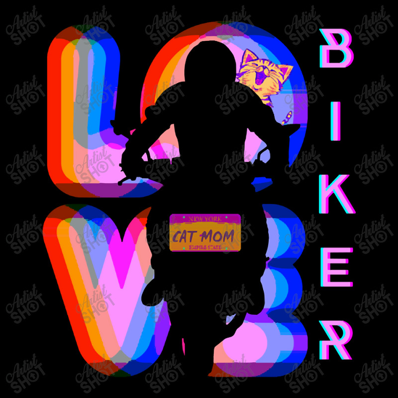 Biker And Best Rainbow Cat Mom Motorcycle Rider V-Neck Tee by macklinsampson | Artistshot