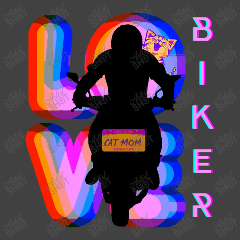 Biker And Best Rainbow Cat Mom Motorcycle Rider Vintage T-Shirt by macklinsampson | Artistshot