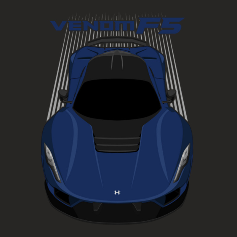 Hennessey Venom F5 Blue Ladies Fitted T-Shirt by GeorgieUnsicker | Artistshot