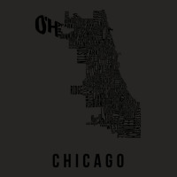 Neighborhoods Of Chicago Black Letters Love Ladies Fitted T-shirt | Artistshot