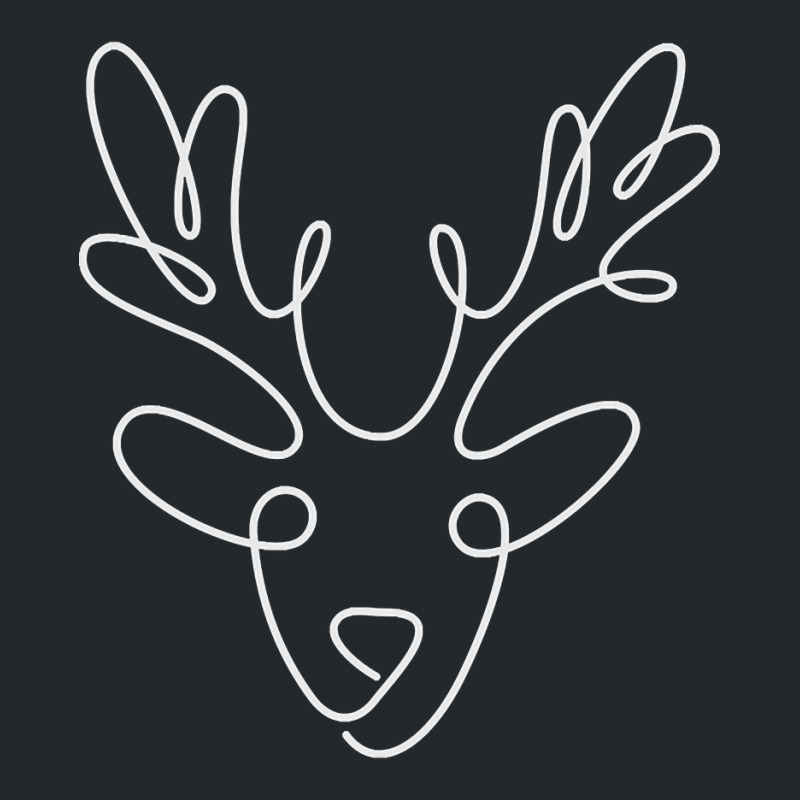 One Line Christmas Reindeer Crewneck Sweatshirt | Artistshot