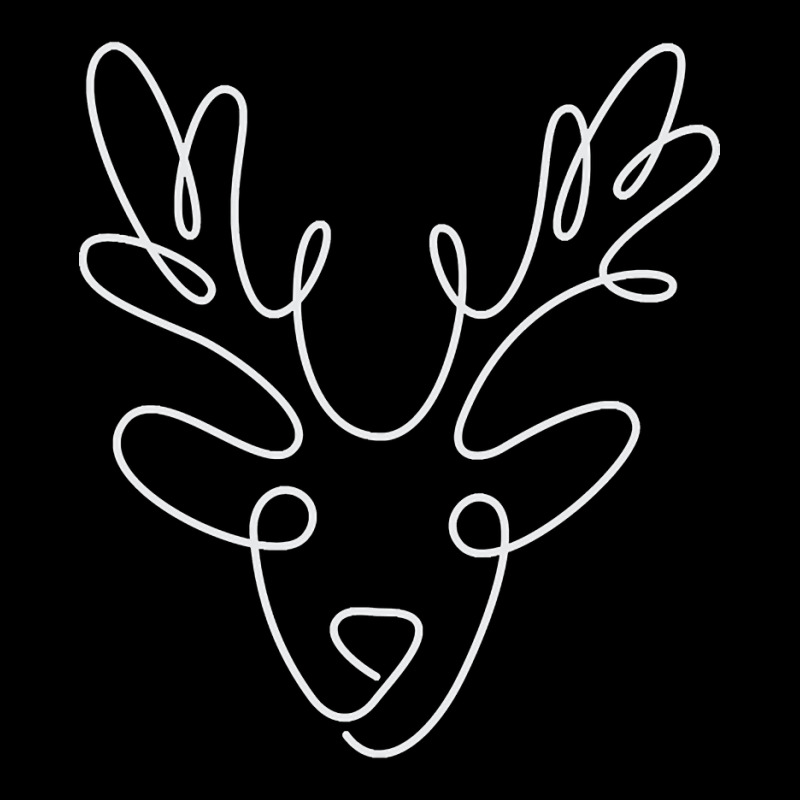 One Line Christmas Reindeer Baby Tee | Artistshot