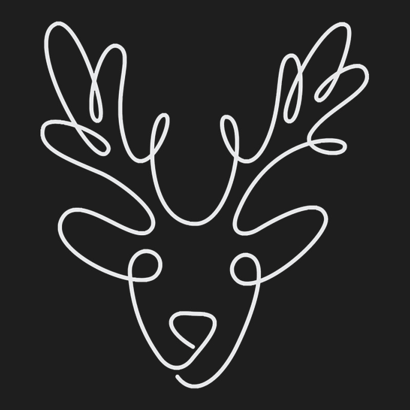 One Line Christmas Reindeer Classic T-shirt | Artistshot