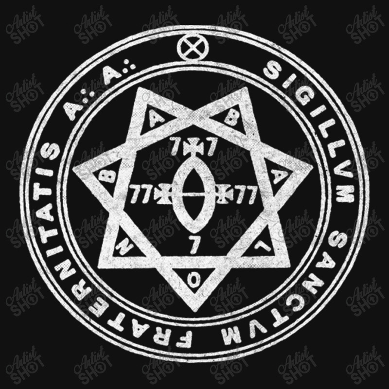 The Seal Of Aa Heptagram Aleister Crowley Thelema Metal Print Vertical 