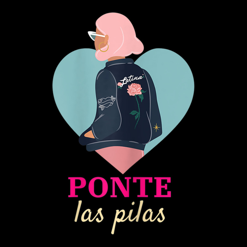 Womens Latinx Latina Proud Ponte Las Pilas Fun Gift For Girlfriend V-Neck Tee by BRANDONARKER | Artistshot