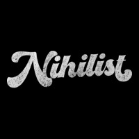 Nihilist Retro Faded Style Typography Design V-neck Tee | Artistshot