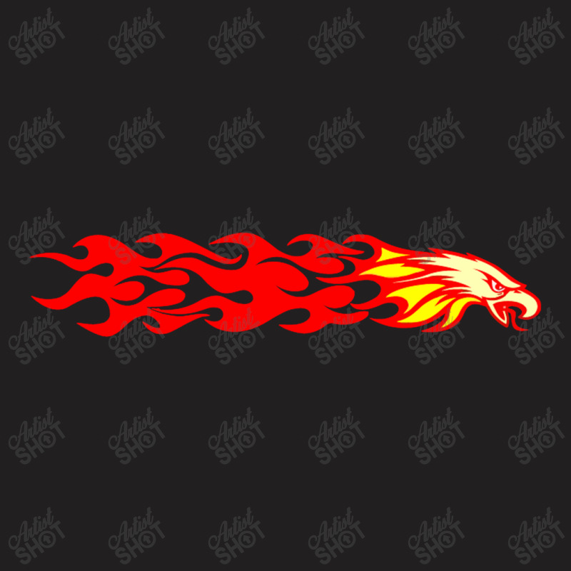 Flaming Eagle T-shirt | Artistshot