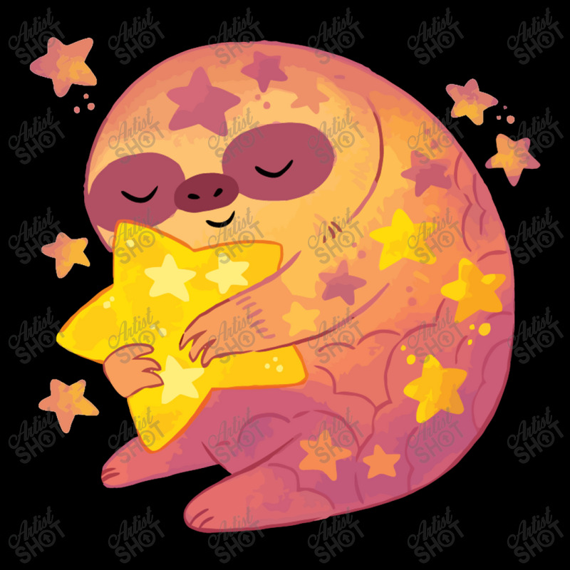 Galaxy Sloth Holding A Star Zipper Hoodie | Artistshot