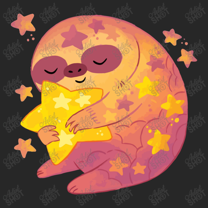 Galaxy Sloth Holding A Star Men's T-shirt Pajama Set | Artistshot