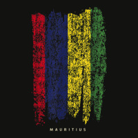 Vintage Mauritius Flag Retro Mauritian Flag Mauritian Scorecard Crop Tee | Artistshot