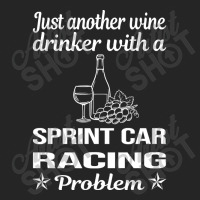 Funny Wine Drinker Sprint Car Cars Racing Unisex Hoodie | Artistshot